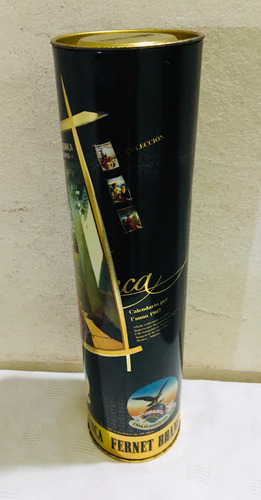 Lata De Fernet Branca Imagenes Antiguas- Vacia - Unica !!!! (Usado)