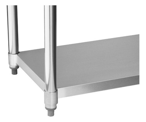 Meson Trabajo Central Inoxidable Con Repisa 180cm Ventus