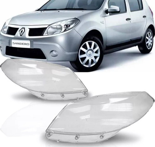 Juego Lente Optica Para Renault Sandero 2008 2009 2010