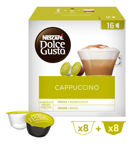 Cápsulas Nescafé Dolce Gusto Cappuccino Oficial