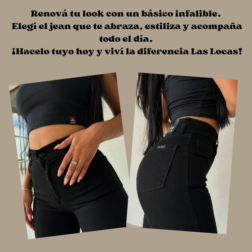 Jean Las Locas Chupin Original Levanta Cola Super Elastizado