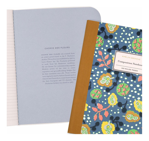 Amélin Archive Conjunto De 2 Cuadernos De Composición 975 X