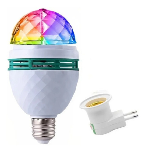 Lámpara LED giratoria con forma de globo de colores para DJ, discoteca, fiesta, color de luz RGB, 110 V/220 V