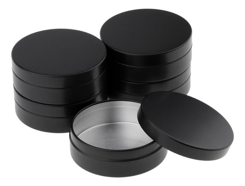 6 Piezas Negro Vacío Crema Vacío Con Tapa