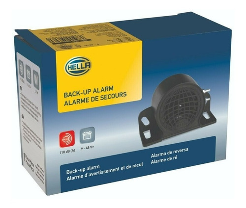 Pito Alarma De Reversa 12v 24v  110db  Universal Hella