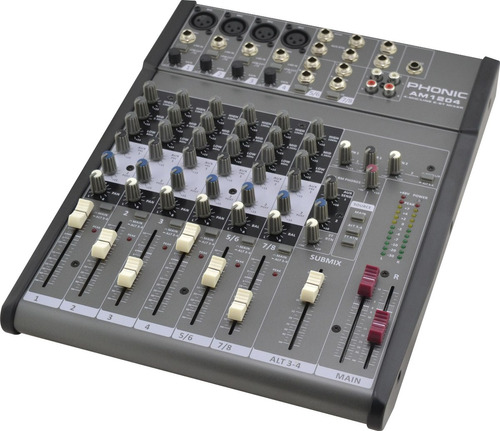 Mesa de sonido con efectos de 8 canales Phonic Am1204