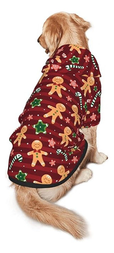 Disfraz Navidad Para Perro Estampado Pan Jengibre Navidad Ro