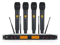 Comprar Xtuga A400 Set Microfonos Uhf Profesional Inalambricos Sistema Color Negro 553.7-593.2