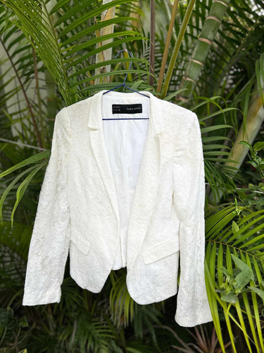 Saco Blanco Elegante Para Mujer