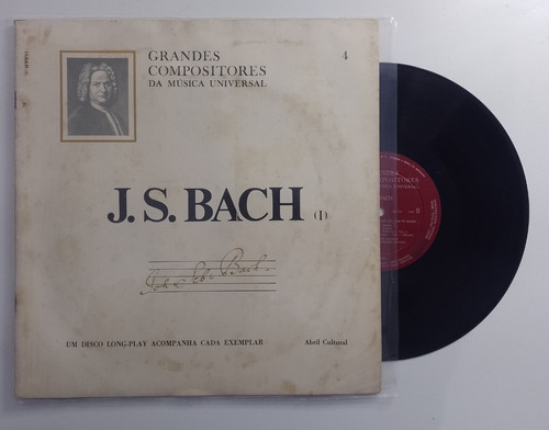 Lp - Grandes Compositores Da Música Universal - J.s. Bachi