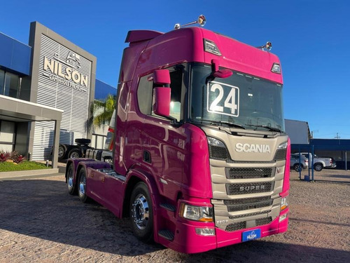 Scania R 560 6x4, 24 Traçado Super Baixa Km Susp Molas