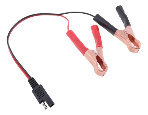 Imagen 1 de 3 de 18awg Sae To Cocodrilo Clips Solar Batteries Extension
