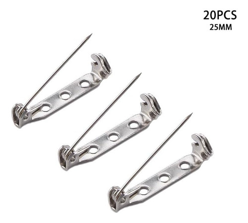 20pcs Base De Hierro Chapado Broche Broche, Seguro De B...