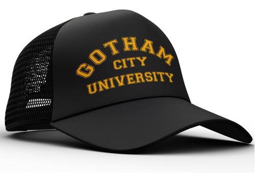 Imagen 1 de 4 de Gorra Trucker Universidad De Gotham Batman Comics Dos Caras