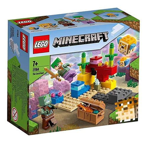 Lego - Minecraft - El Arrecife De Coral - 21164 - 92 Piezas