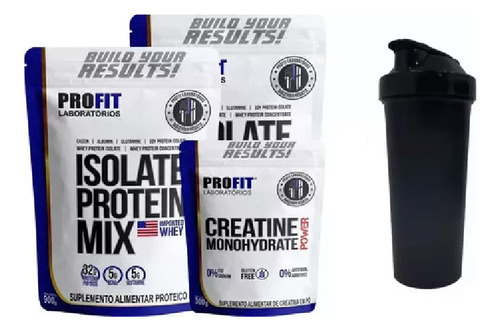 Combo 2x Whey Isolate Mix  900g Creatina Profit 300g 