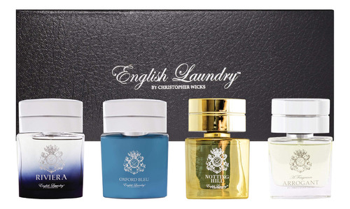 Cofre Perfume English Laundry De 4 Piezas Para Hombre