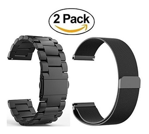 Gear S3 Frontier / Classic Watch Band, 22mm Band De Acero In