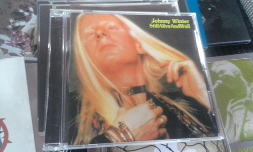 Johnny Winter Still Alive And Well Cd Ruso Blues Ray Vaughan
