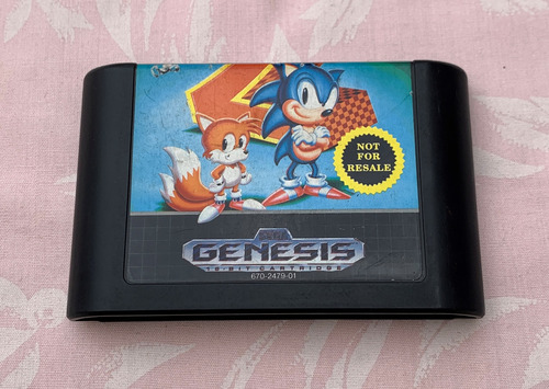 Sonic The Hedgehog 2 Videojuego Original Para Sega Genesis (Usado)