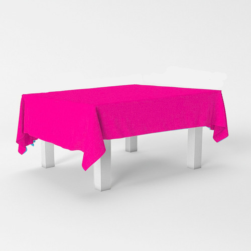 Toalha De Mesa Rosa Pink Grande 2x1,40m Tnt Decoração Festa Cor Rosa-claro Rosa Claro