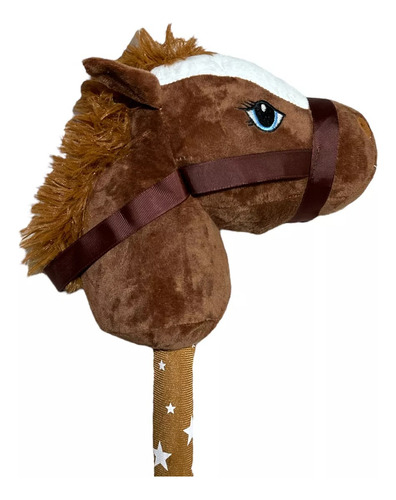Caballito Unicornio Con Palo Realista Con Sonidos De Galope Marrón