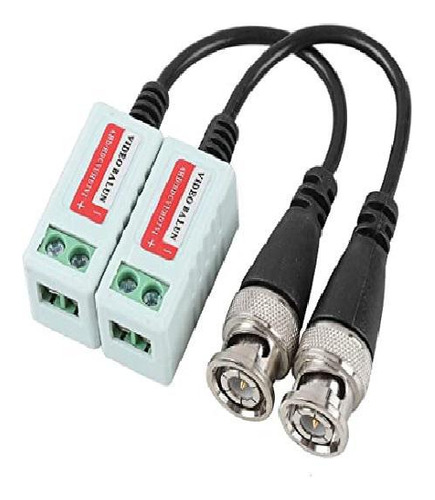 Kit 10 Pares Video Balun Cameras Hd Ahd Cvi Tvi 400mt Cftv