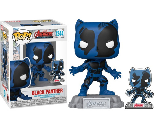 Funko Pop & Pin Marvel Avengers Black Panther Exclusivo
