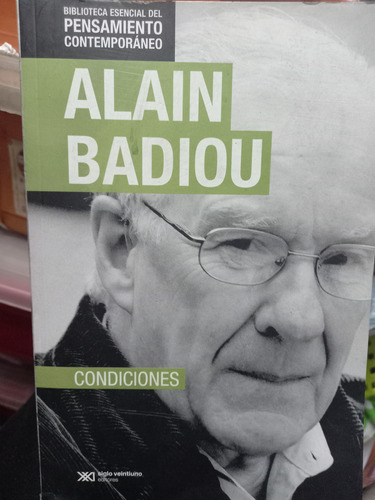 Condiciones, Alan Badiu, Libro