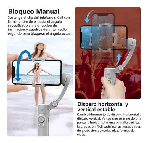 Estabilizador Gimbal 3 Ejes Plegable For Celular