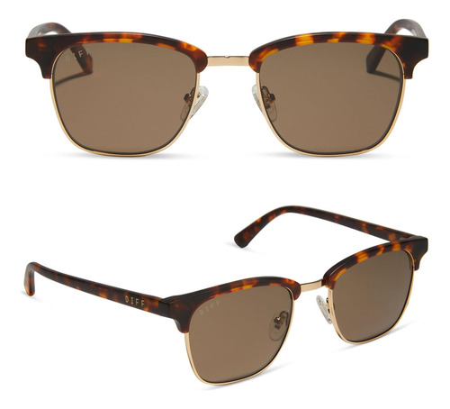 Diff Biarritz Gafas De Sol Cuadradas Retro Para Hombres Y +
