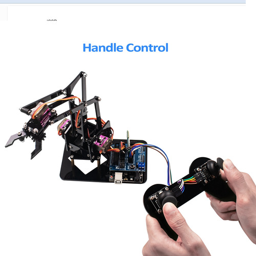 Kit Braço Robótico 4 Dof Completo Código+tutorial