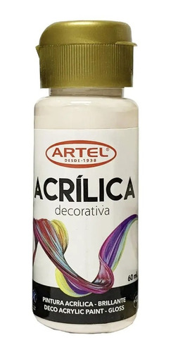 Frasco 60 Ml Pintura Acrílica Deco Pastel Artel