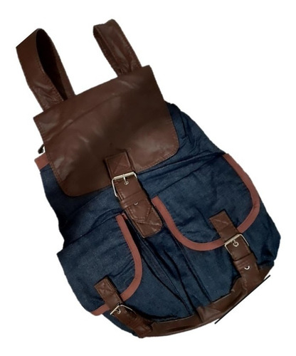 Bolso Tipo Morral En  Jean