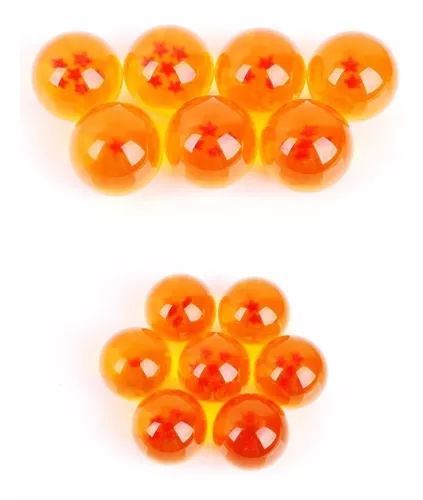 7PCS/LOT Esferas Del Dragon 4.5CM Dragon Ball Crystal Balls