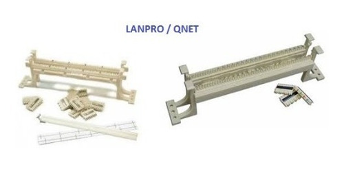 Imagen 4 de 9 de Regleta Telefónica 100 Pares Para Pared Y Rack Blanca, Qnet