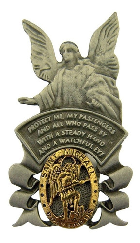 Religious Gifts Pinza Para Visera Auto Medalla Angel Guarda