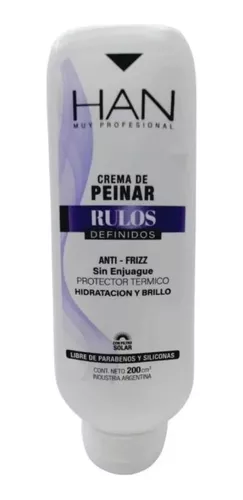 Han Rulos Definidos Crema De Peinar Protector Térmico 200ml