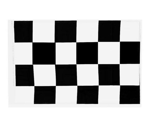 Bandera De Carreras A Cuadros En Blanco Y Negro, 60 X 90 Cm,