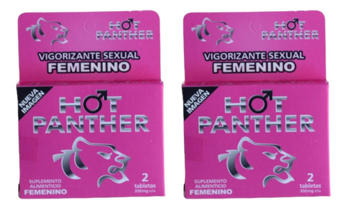 4 Hot Panther  Pill Estimulante Femenino