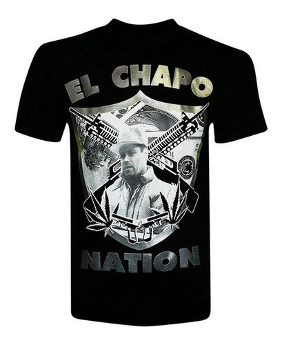 Nuevo El Chapo Nation Divertido 3d Casual Manga Corta Camise