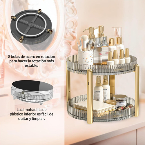 Organizador Giratorio De 360 Grados De 2 Pisos,organizador