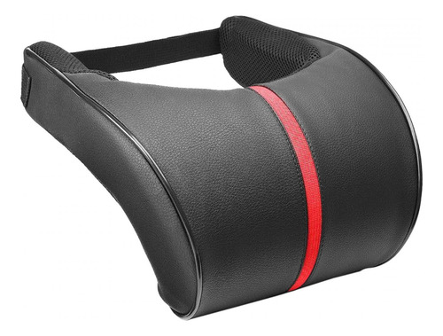 Cojines Del Resto De La Cabeza De La Almohada Del Negro Rojo
