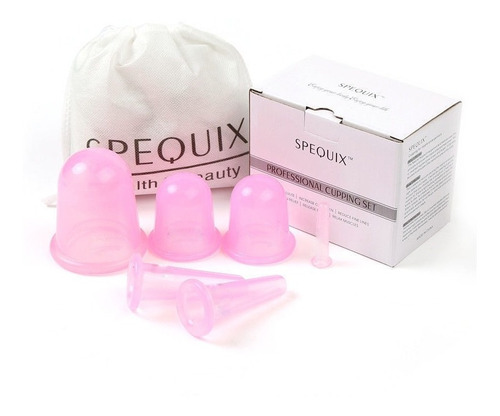 Spequix 6pcs Set Unisex Silicona Masaje Copa Vacío Ventosas 