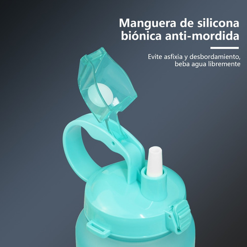 Imagen 6 de 7 de Botella Para Agua Deportiva Medio Galón Multicolor