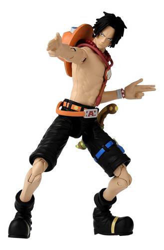 Imagen 3 de 10 de Portgas D. Ace One Piece Bandai Fig 17cm +16 Articulaciones