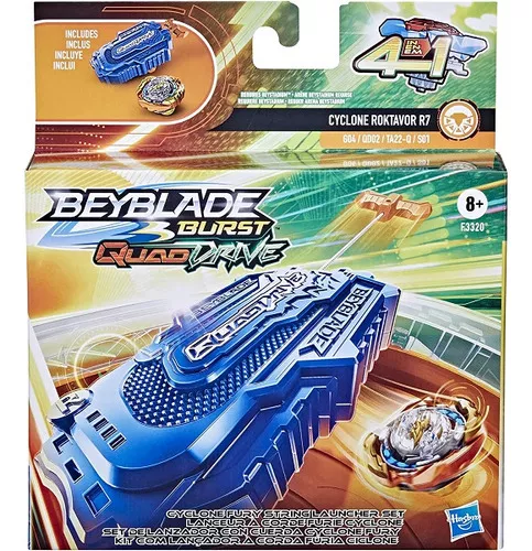 Pião Beyblade Quad Drive Starter Hasbro - F3338