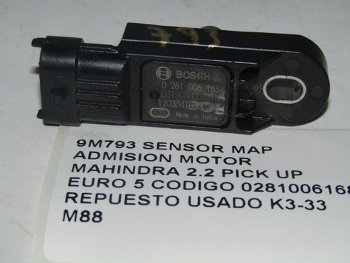 Sensor Map Admision Motor Mahindra 2.2 Pick Up Euro 5 (Usado)