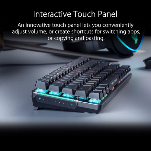 Teclado Asus Rog 65% Falchion Mecánico Inalambrico Cherry Mx