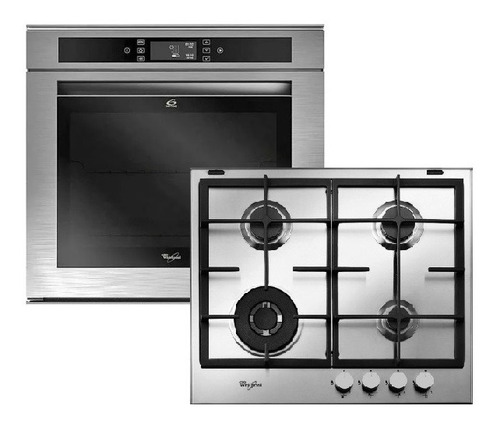 Combo Whirlpool Horno Akzm656ix + Anafe Gma6422x Italia